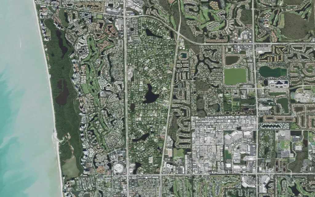 HVAC service area in Pine Ridge (Collier County)