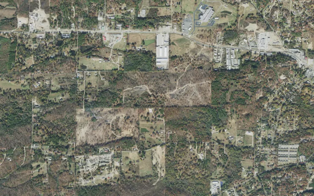 HVAC service area in Piney