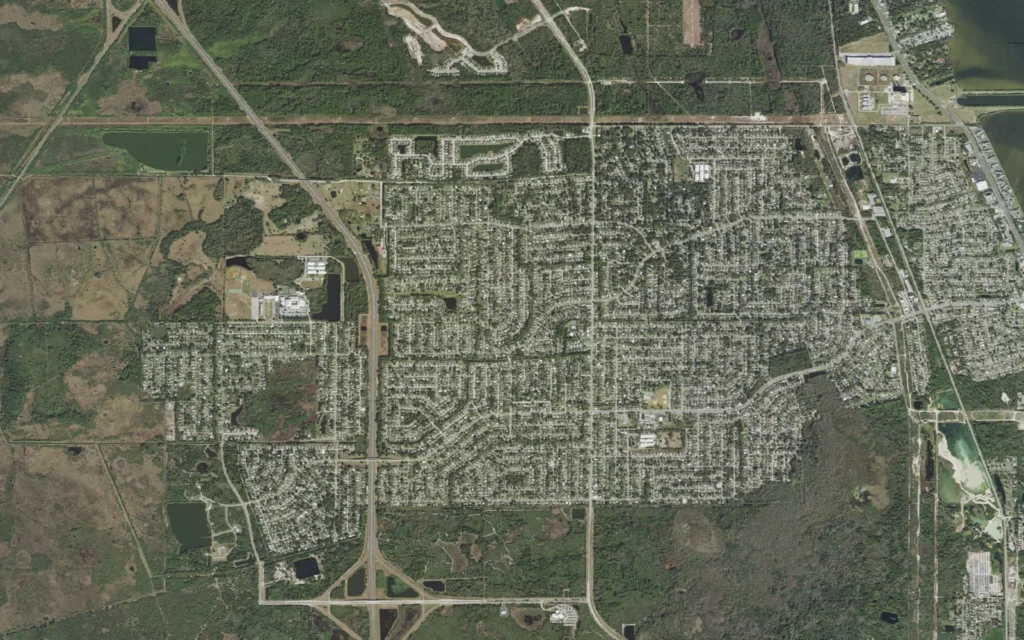 HVAC service area in Port St. John