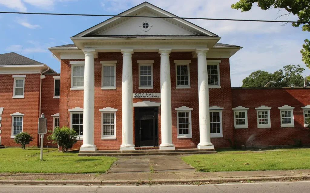 HVAC service area in Prichard