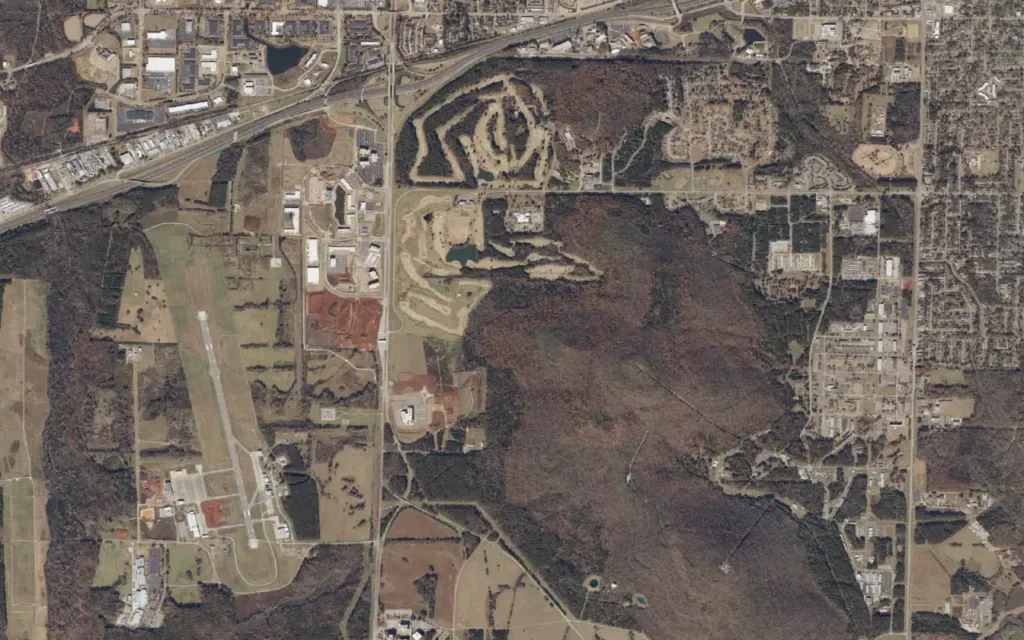 HVAC service area in Redstone Arsenal