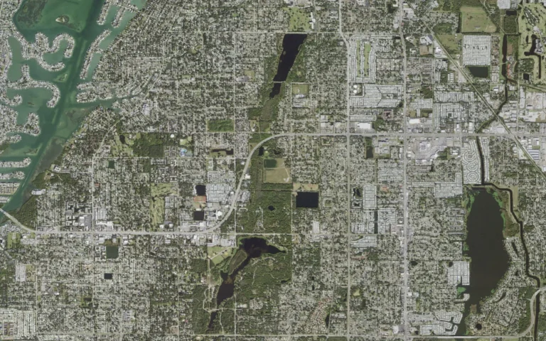 Aerial view centered on Ridgecrest, Florida