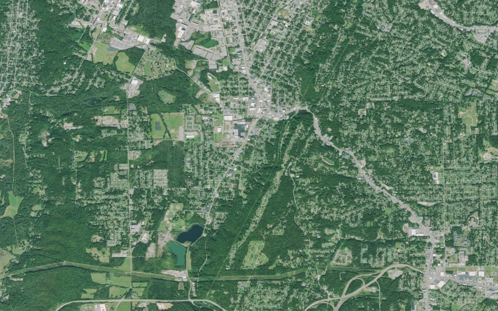 HVAC service area in Rossville