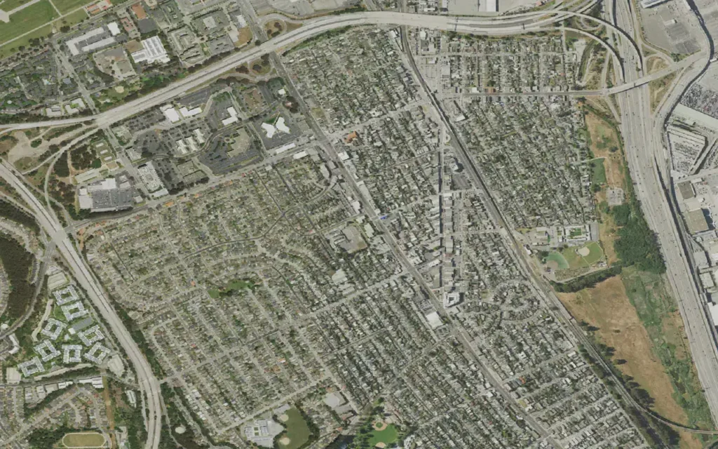HVAC service area in San Bruno