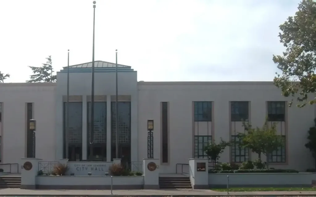 HVAC service area in San Leandro