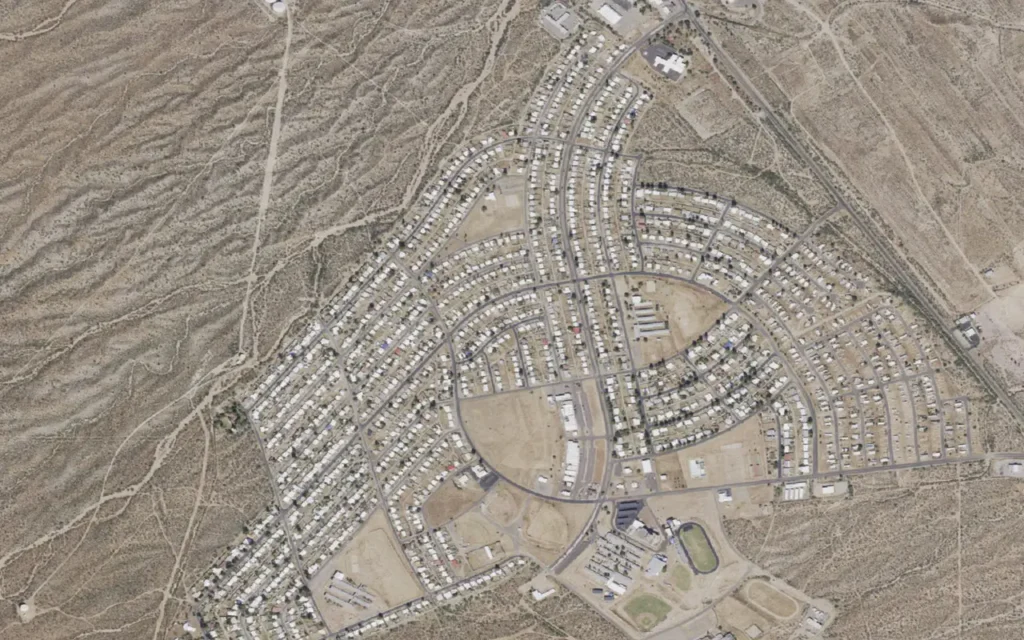 HVAC service area in San Manuel