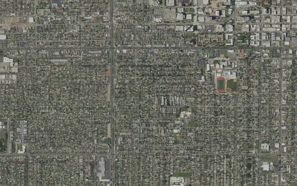 HVAC service area in Santa Ana