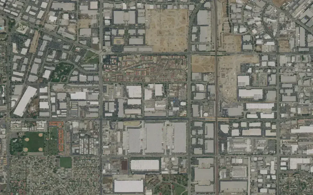 HVAC service area in Santa Fe Springs