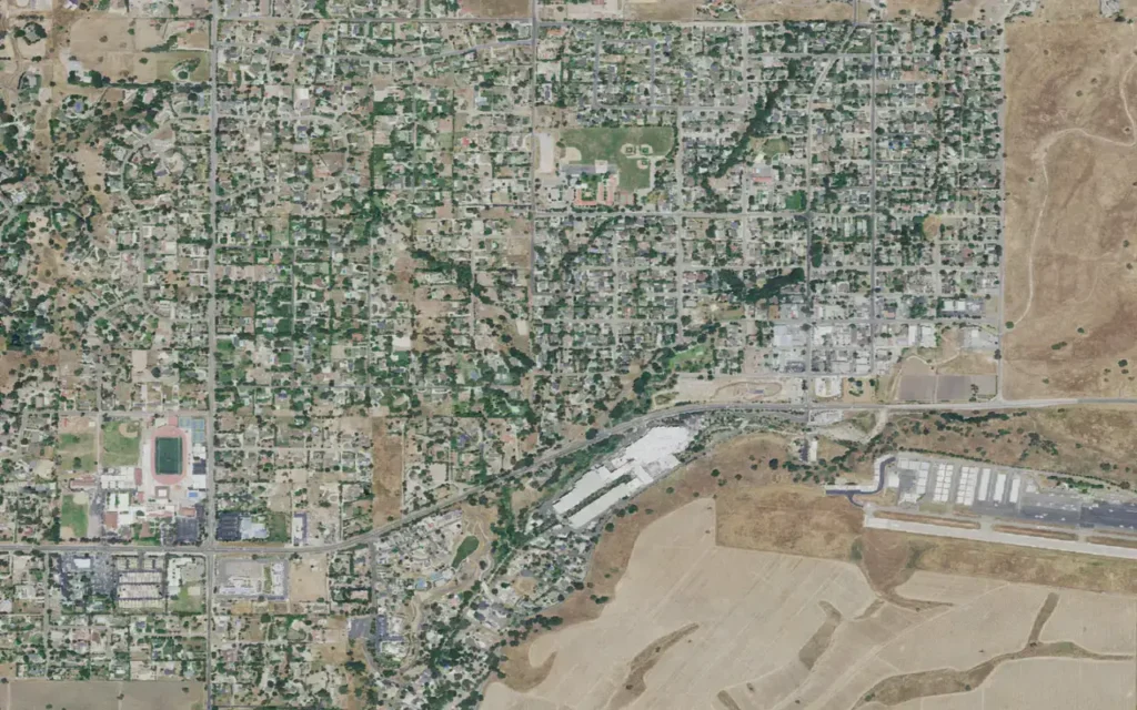 HVAC service area in Santa Ynez