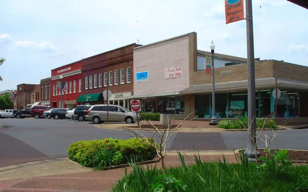 HVAC service area in Scottsboro