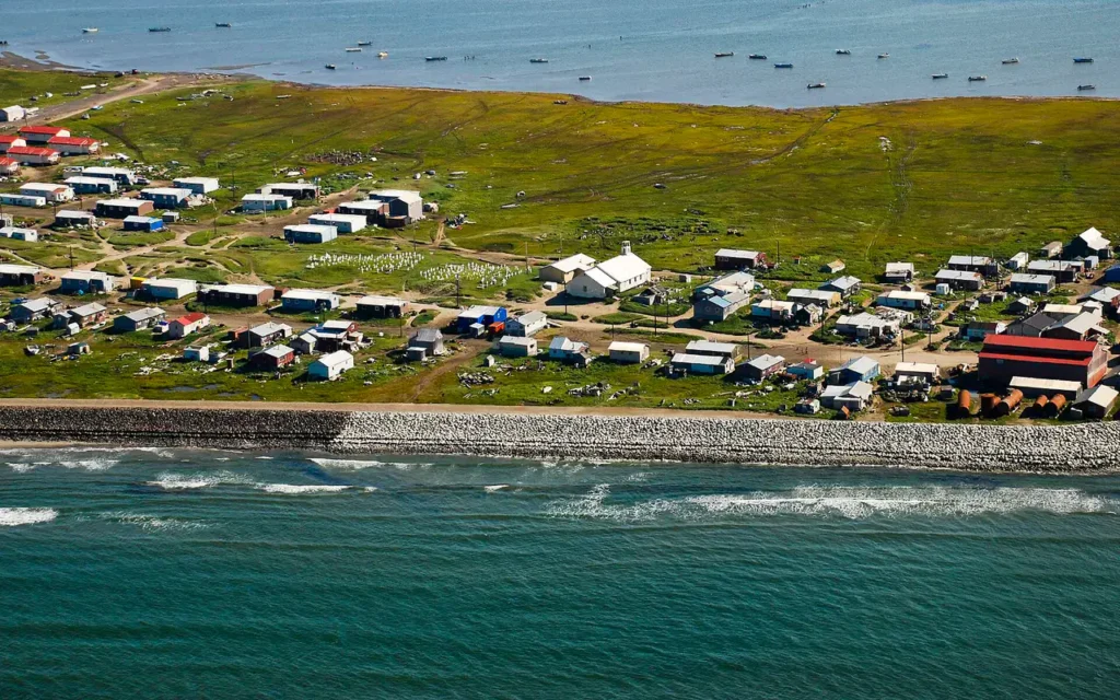 HVAC service area in Shishmaref