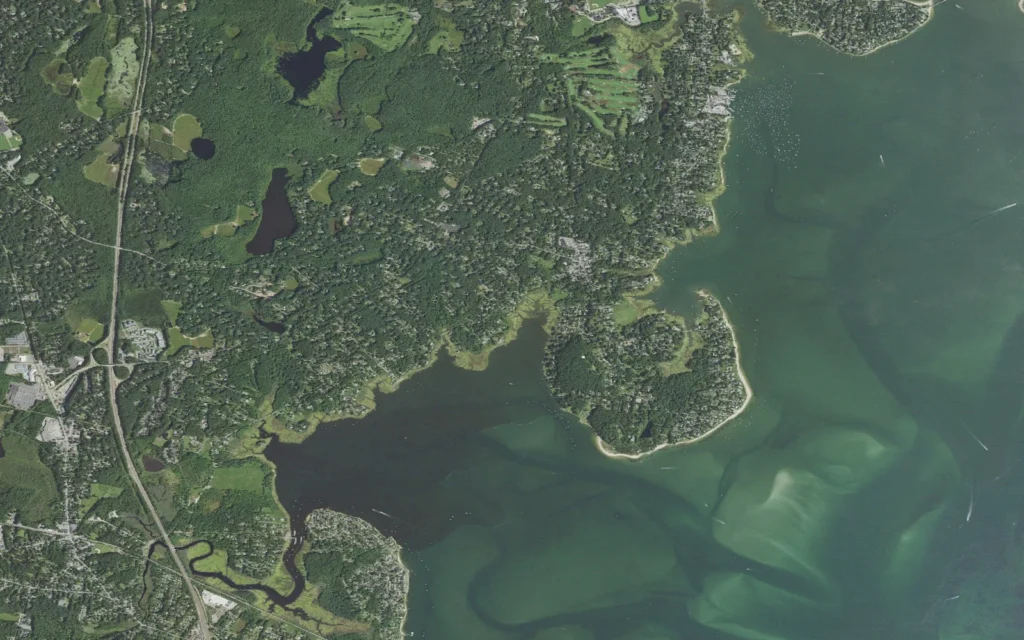 HVAC service area in South Duxbury