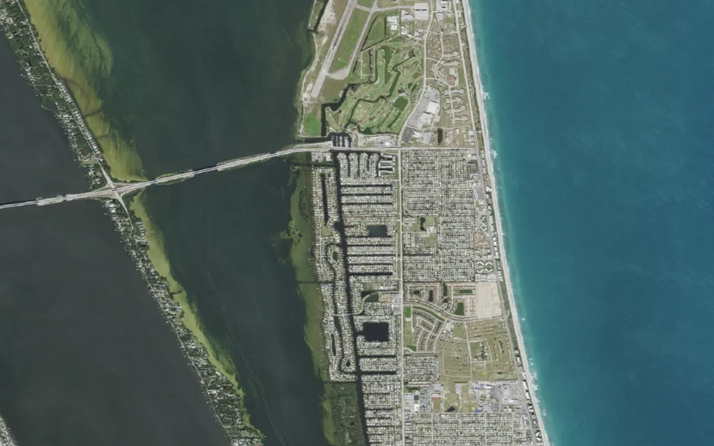 HVAC service area in South Patrick Shores