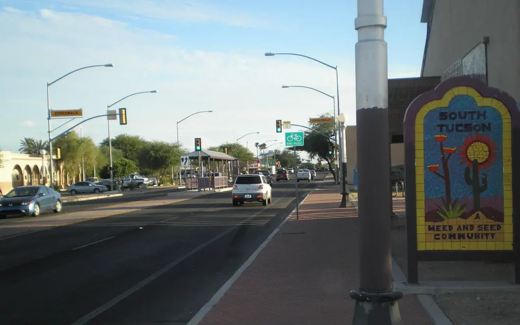 HVAC service area in South Tucson