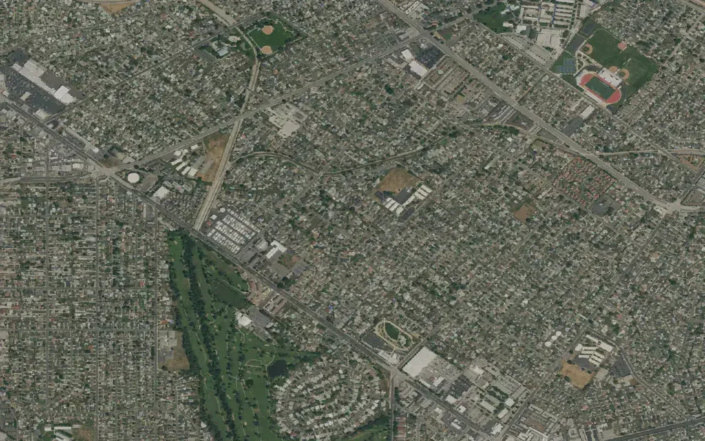 HVAC service area in South Whittier