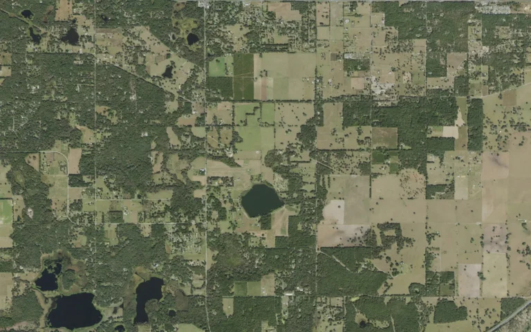 Aerial view centered on Spring Lake, Florida