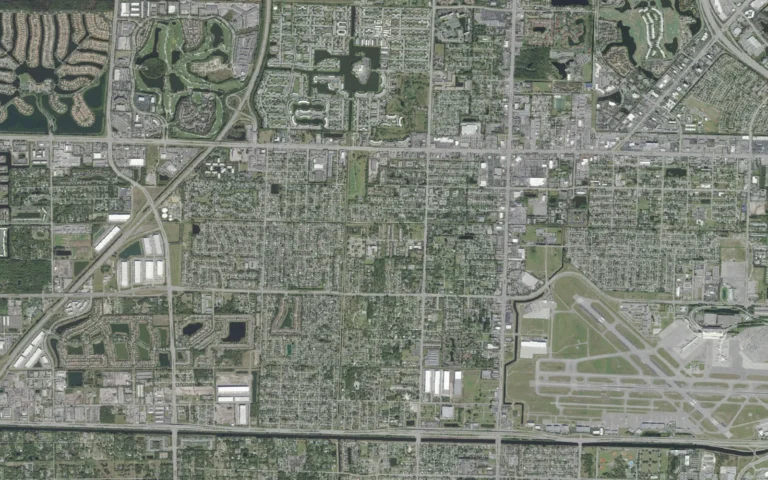 Aerial view centered on Stacey Street, Florida