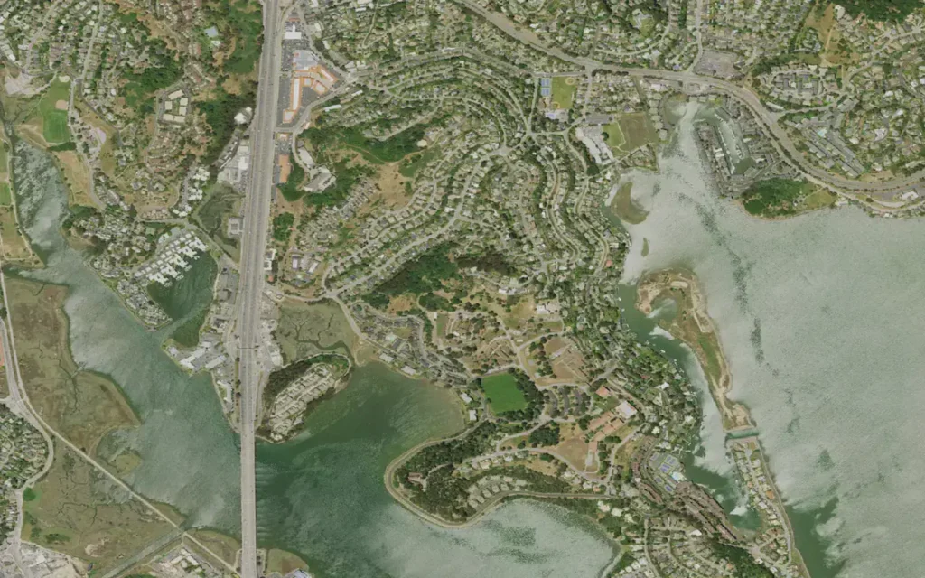 HVAC service area in Strawberry (Marin County)