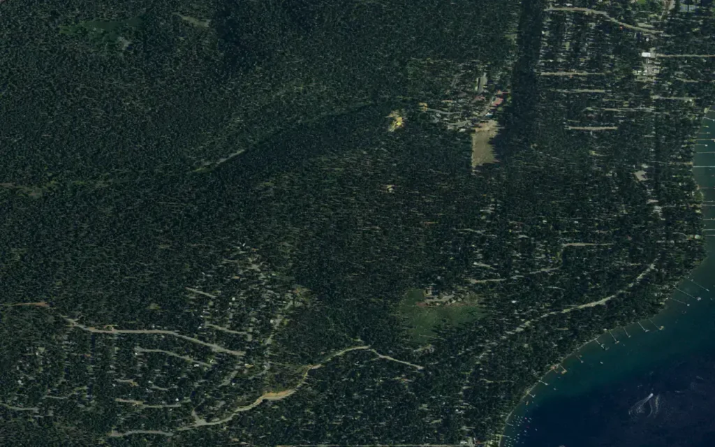 HVAC service area in Sunnyside-Tahoe City