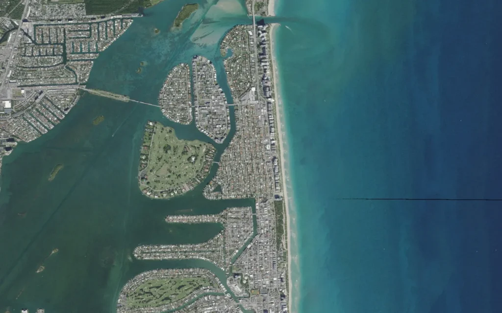 HVAC service area in Surfside