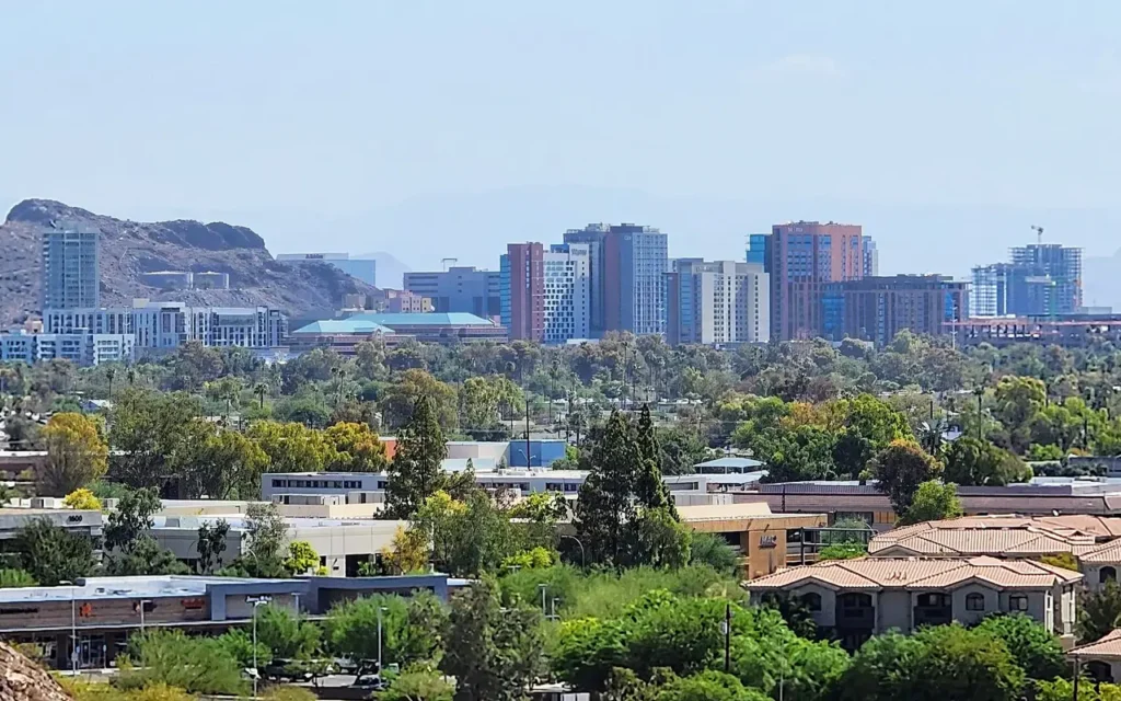 HVAC service area in Tempe