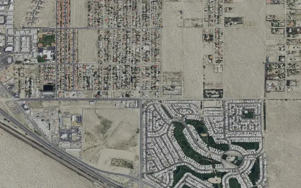 HVAC service area in Thousand Palms