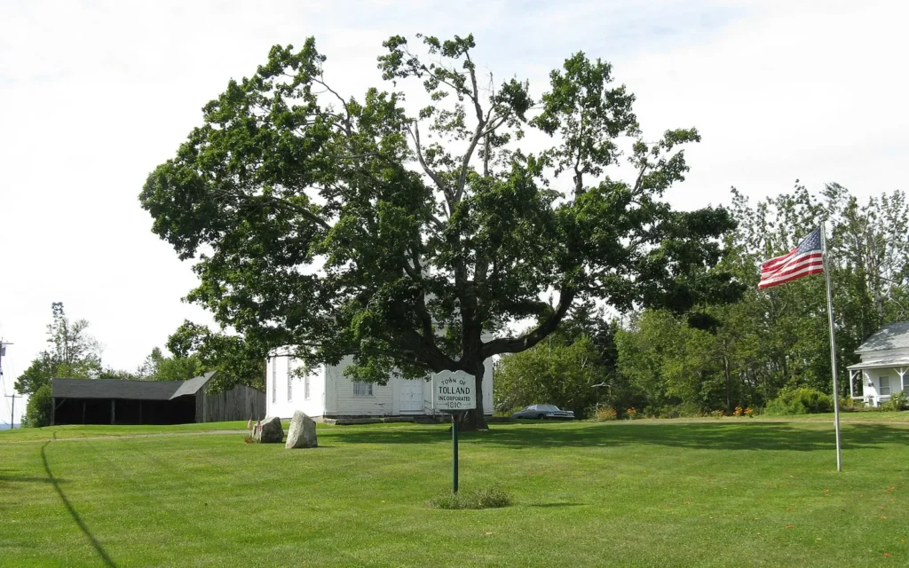 HVAC service area in Tolland
