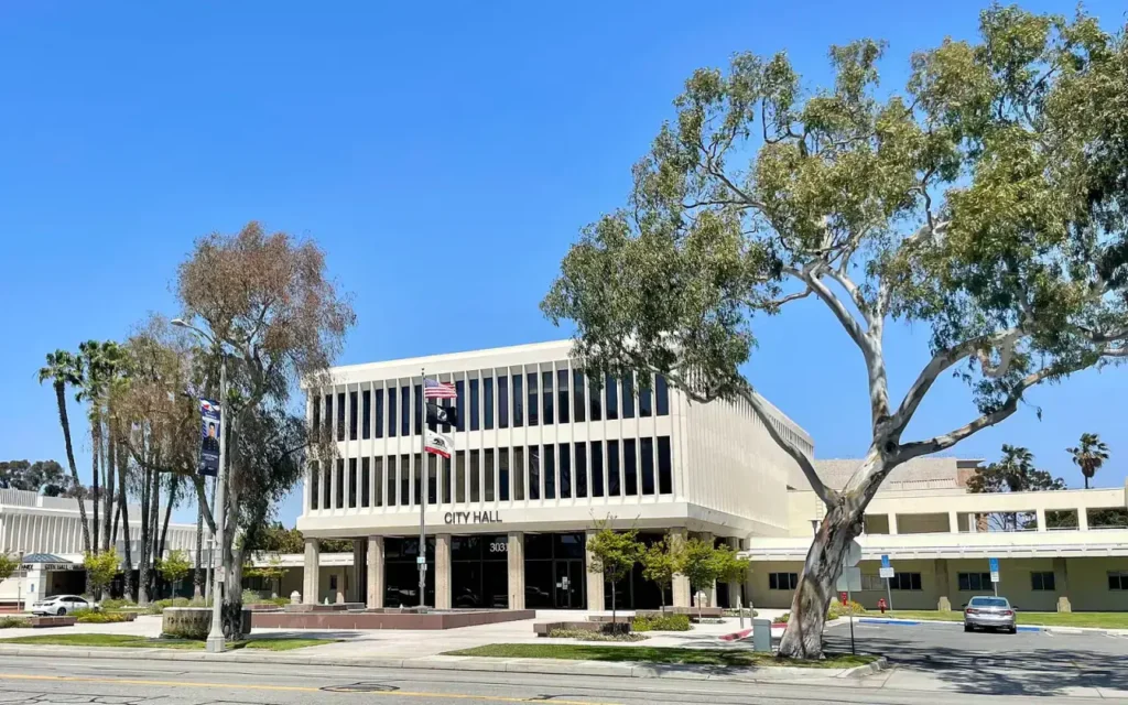 HVAC service area in Torrance