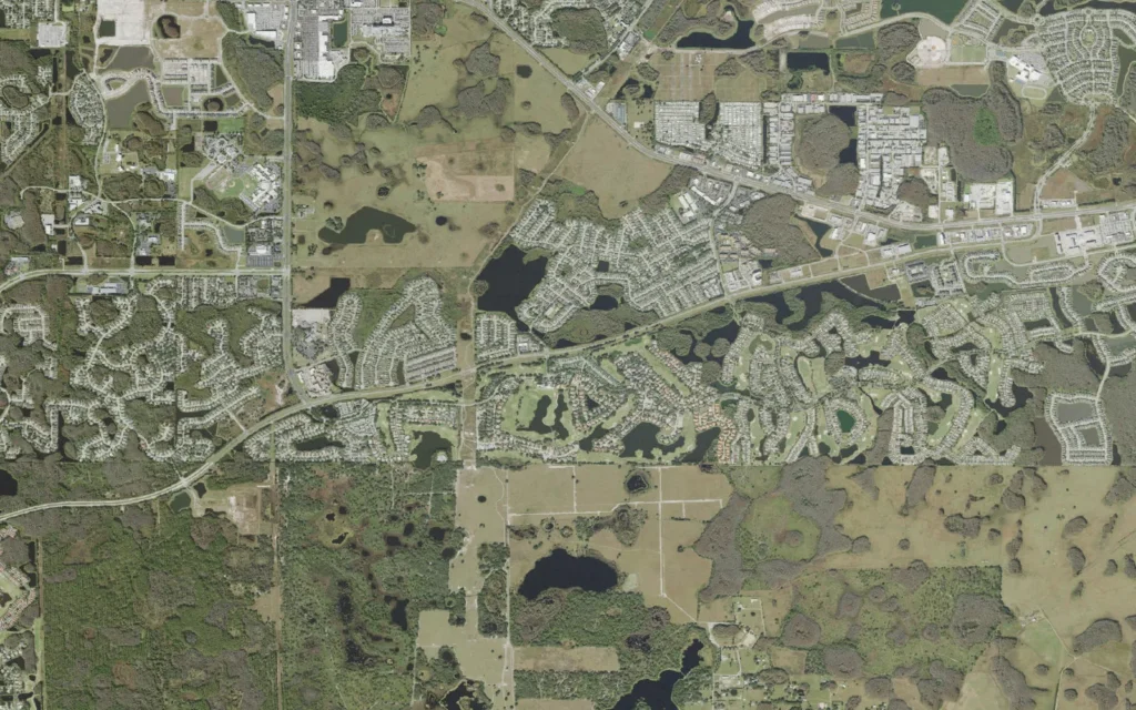 HVAC service area in Trinity