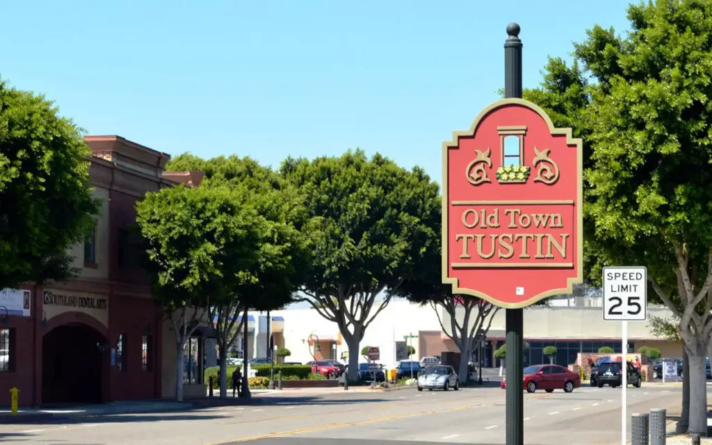HVAC service area in Tustin