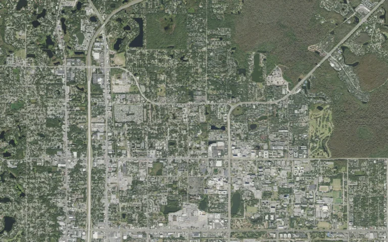 Aerial view centered on University (Hillsborough County), Florida
