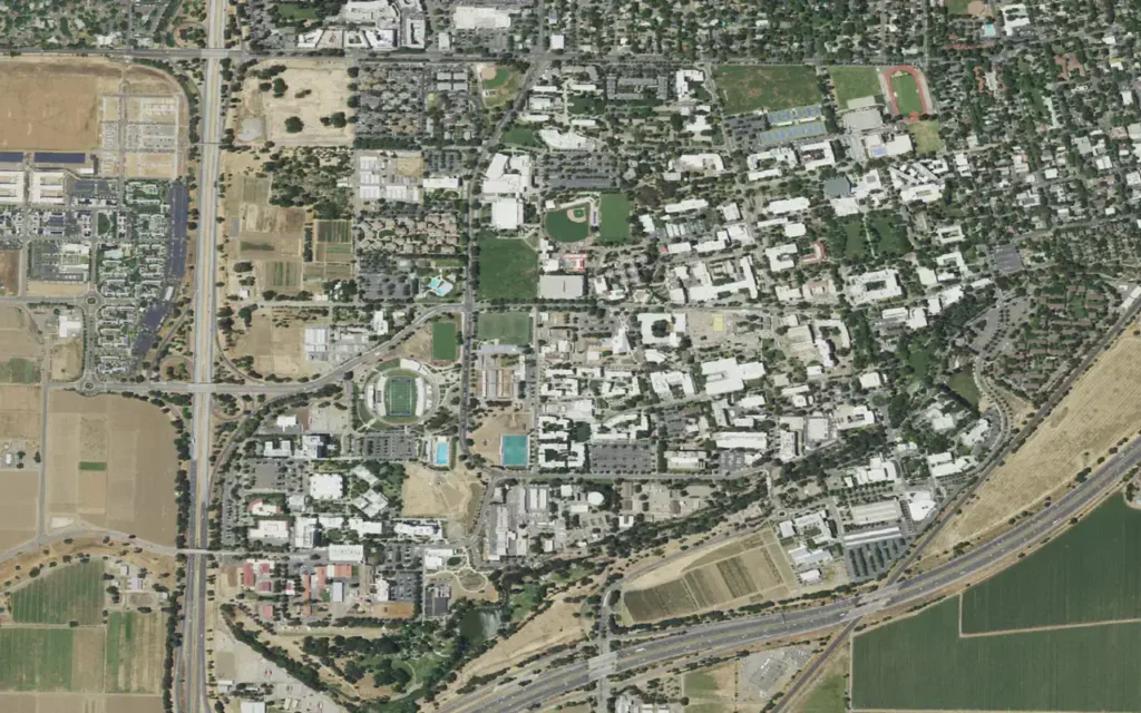 HVAC service area in University of California-Davis