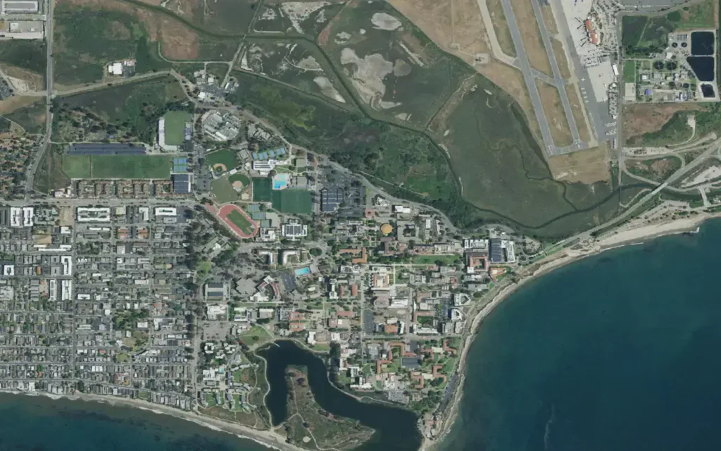 HVAC service area in University of California-Santa Barbara