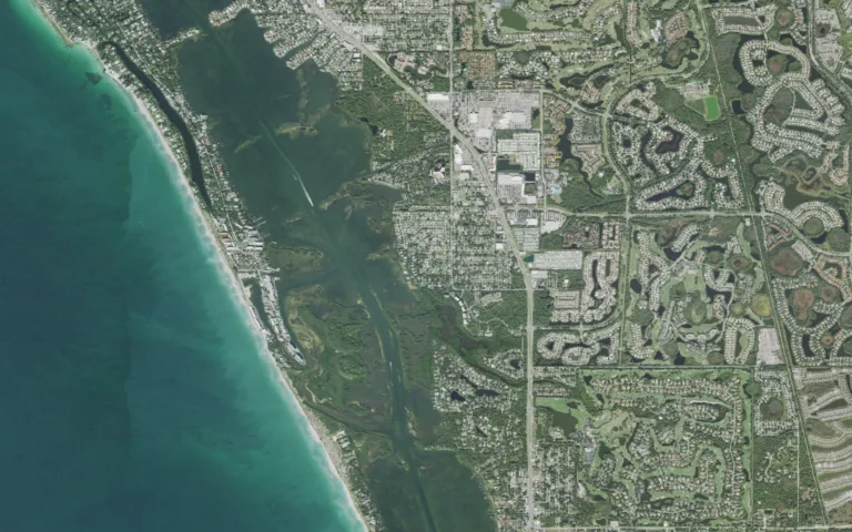 Aerial view centered on Vamo, Florida