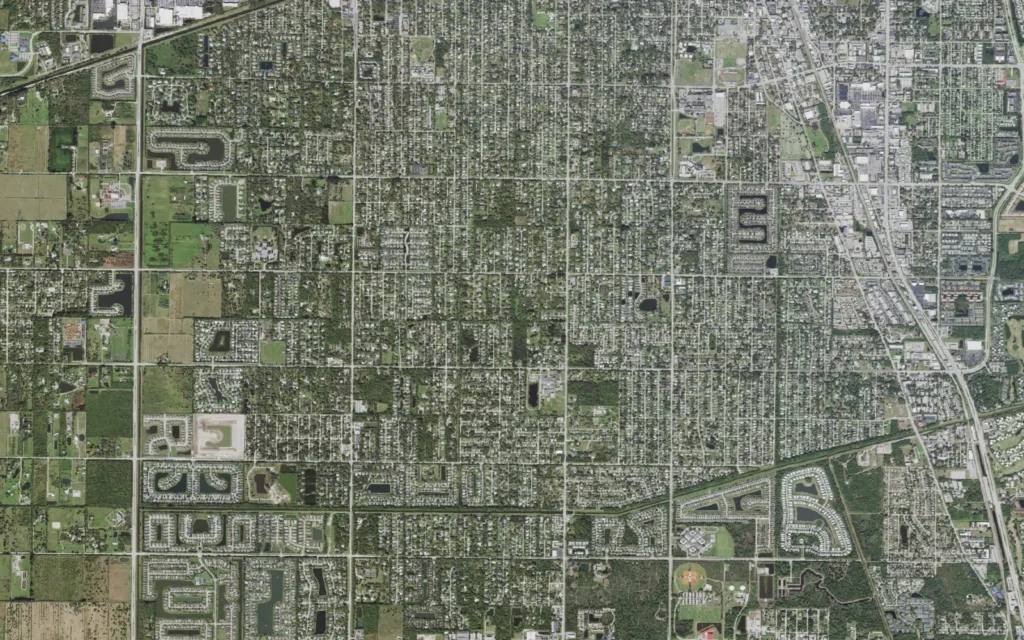 HVAC service area in Vero Beach South
