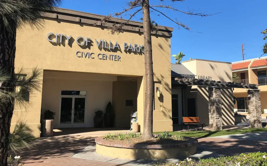 HVAC service area in Villa Park