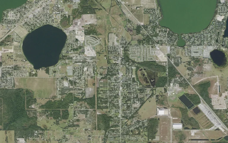 Aerial view centered on Wahneta, Florida