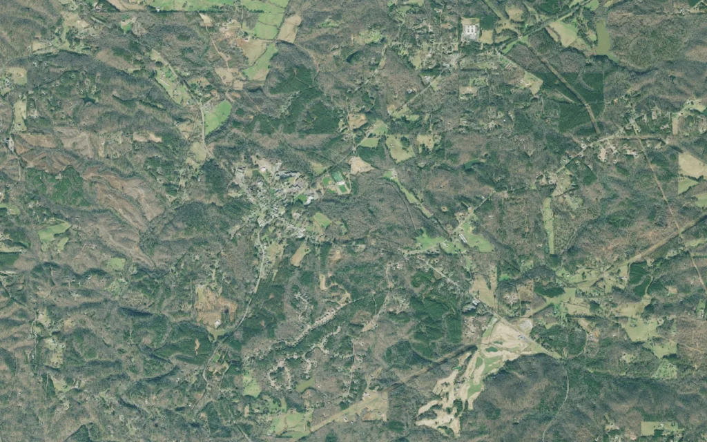 HVAC service area in Waleska