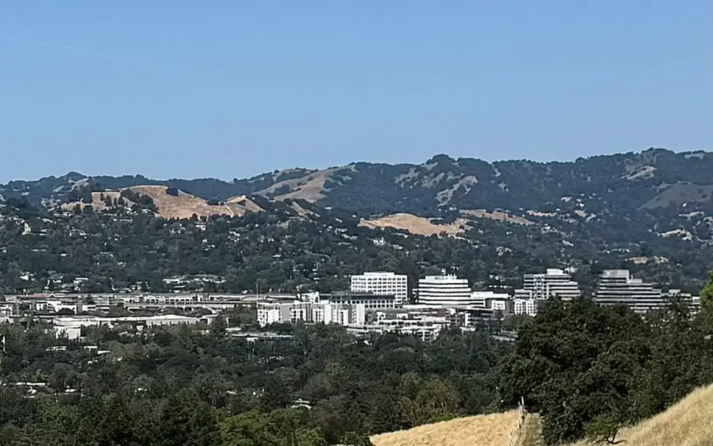 HVAC service area in Walnut Creek