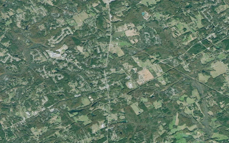 Aerial view centered on Walnut Grove, Georgia