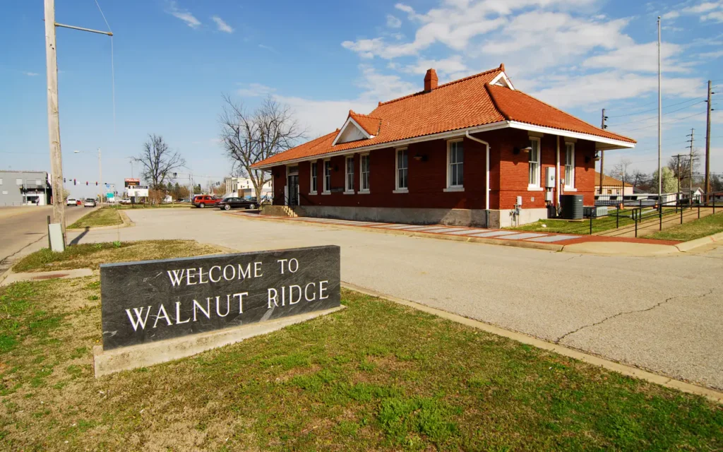HVAC service area in Walnut Ridge
