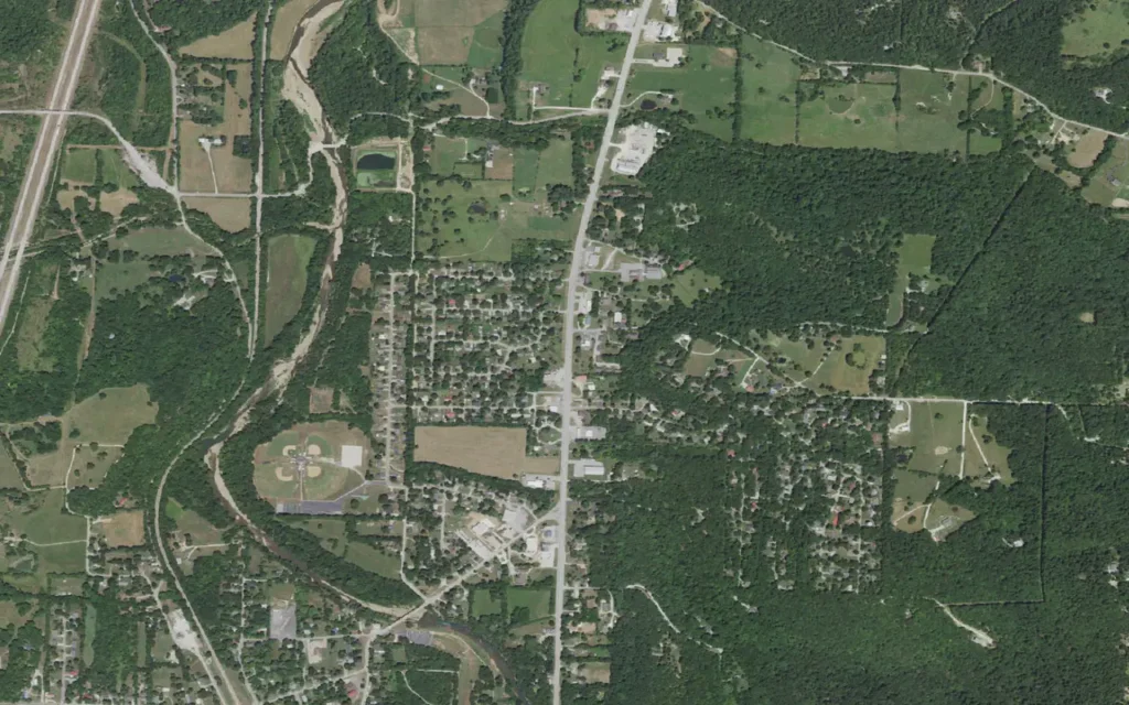 HVAC service area in West Fork