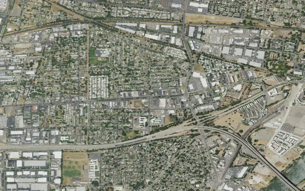 HVAC service area in West Sacramento