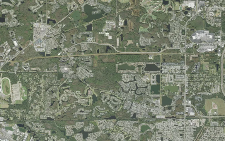 Aerial view centered on Westchase, Florida
