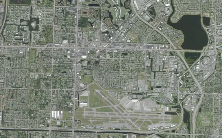 Aerial view centered on Westgate, Florida
