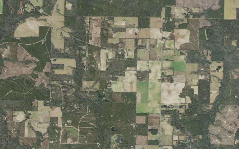 Aerial view centered on Whitfield (Santa Rosa County), Florida