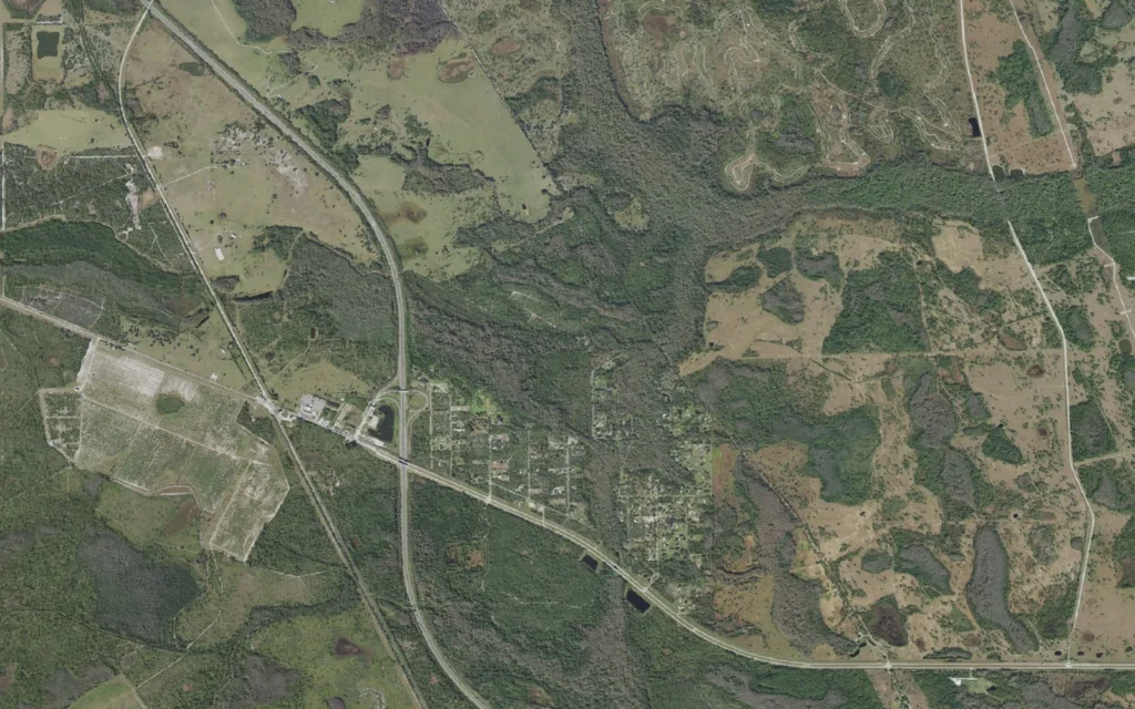 HVAC service area in Yeehaw Junction
