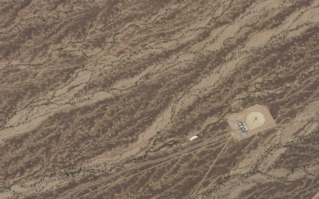 HVAC service area in Yuma Proving Ground