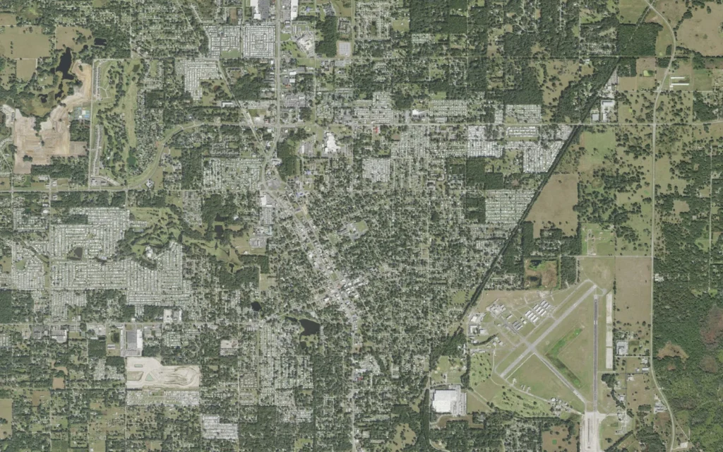 HVAC service area in Zephyrhills