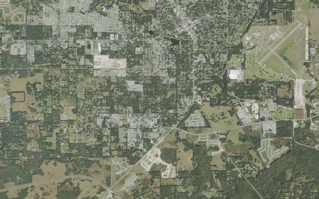 HVAC service area in Zephyrhills South